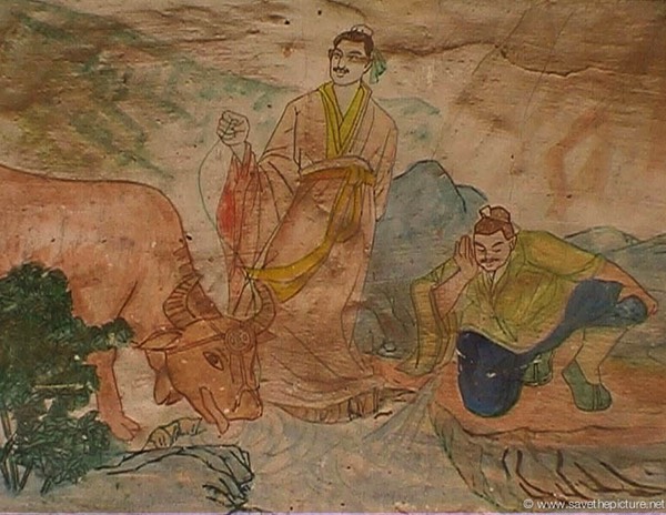China Shaolin Dharma hall paintings 5