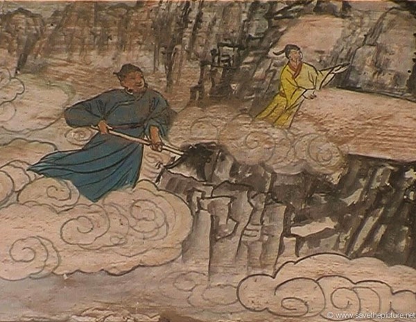 China Shaolin Dharma hall paintings 8