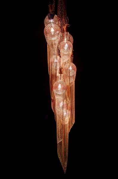 Lifestyle, Robert Nollet, sensual light objects, Copper lamp 6