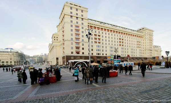 Moscow downtown market