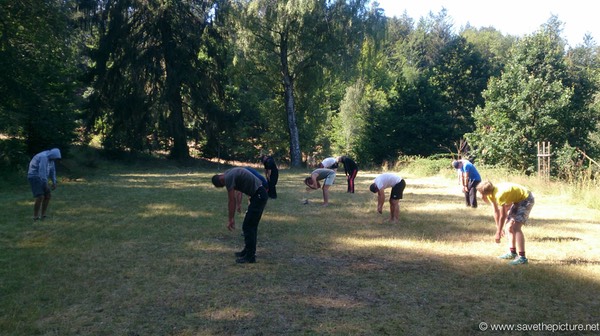 Omid teaching stretching and relaxing 2
