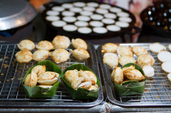 Thai speciality little rice cakes