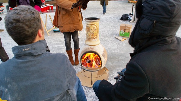 Amsterdam frozen canals heater