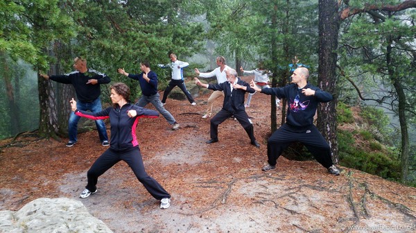 Taikiken Baduanjin - Hachidankin group training