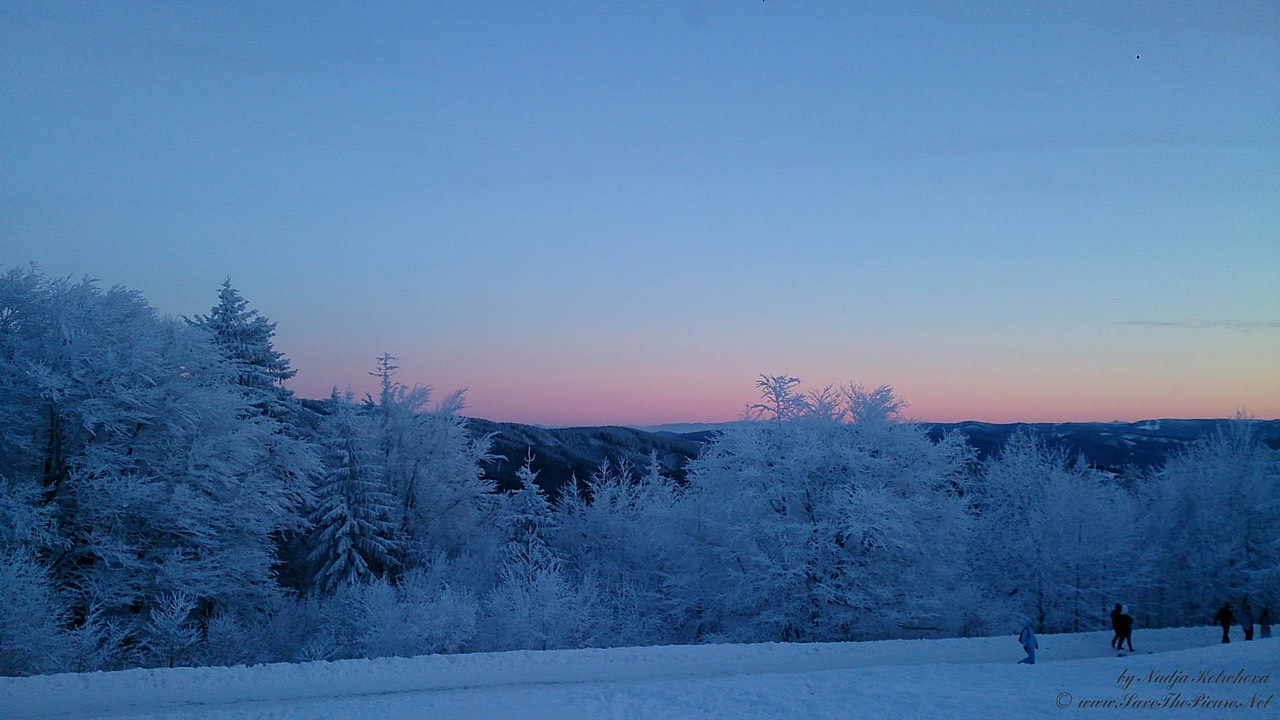 Beskid_Mountains_sunset_view, Czech Republic