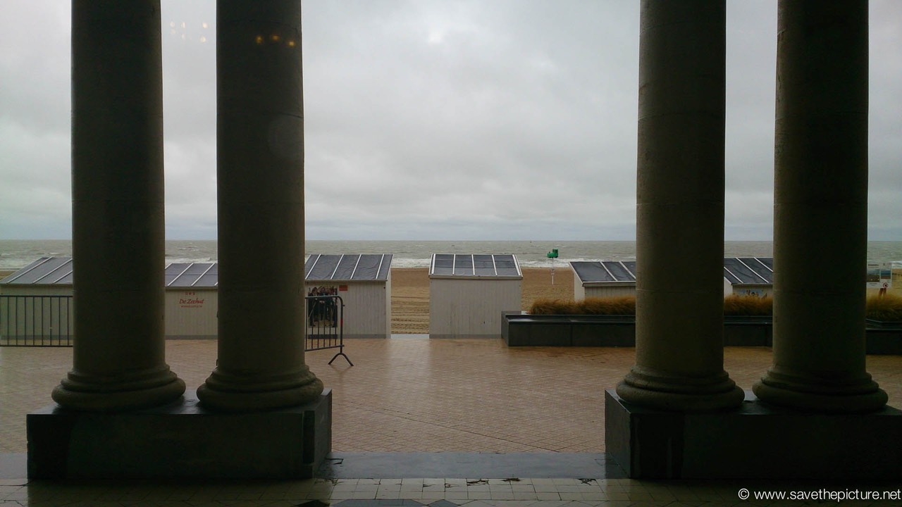 Breakfast view from the Thermae Palace restaurant