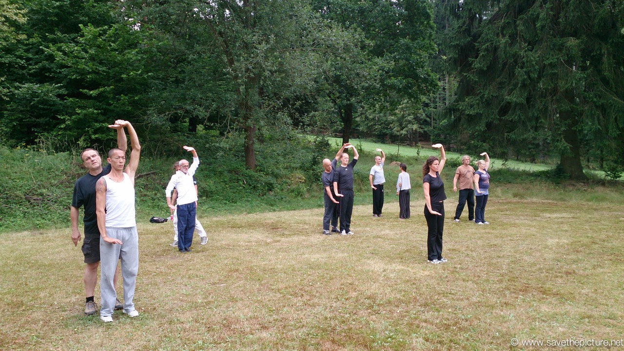 Corrrecting Baduanjin - Hachidankin, training in couples