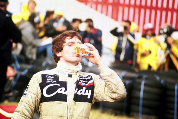Crash Derek Day, Formula 1 car racing at Zandvoort Netherlands 