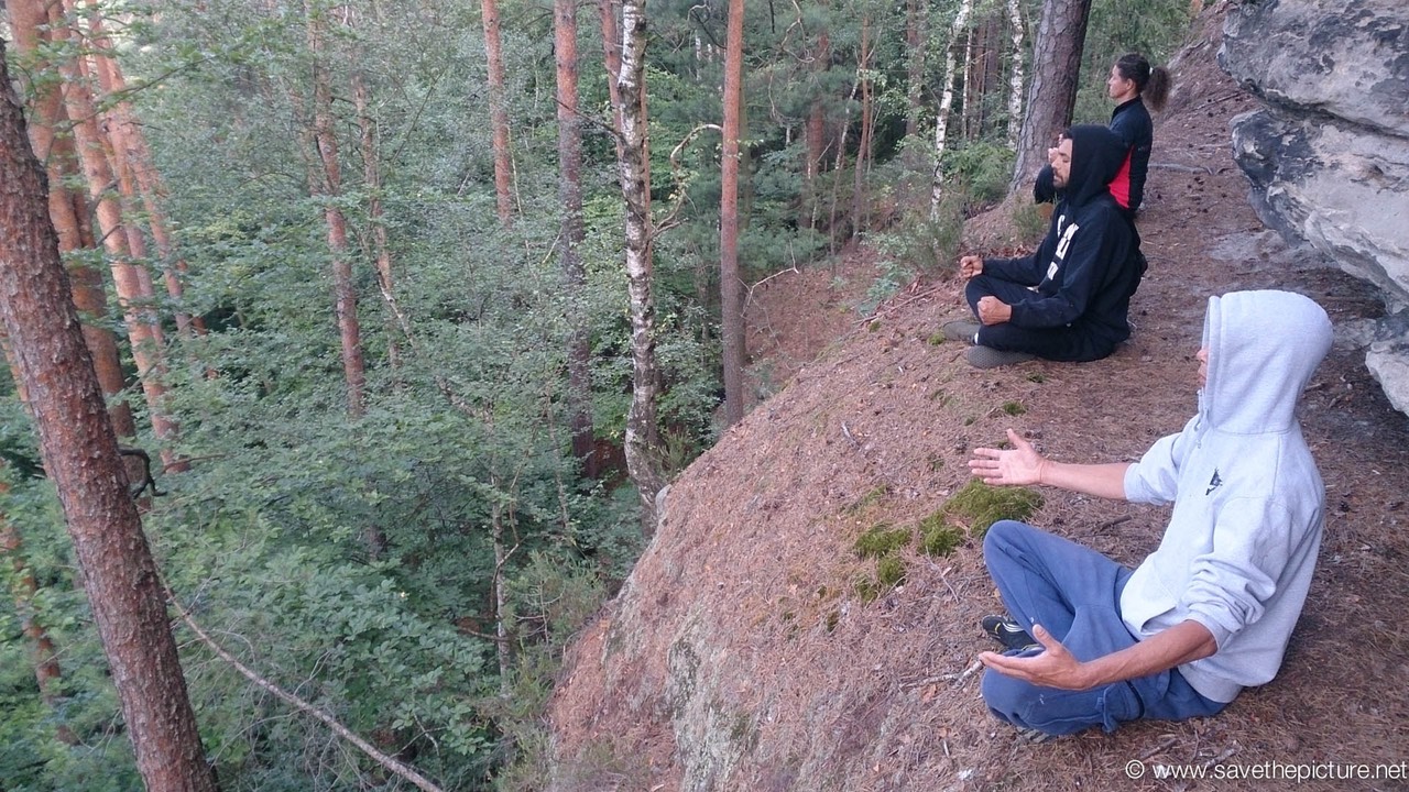 Morning Zazen at the edge