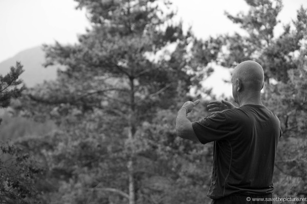 Taikiken Czech Summer workshop morning ritsuzen with a Taoist view