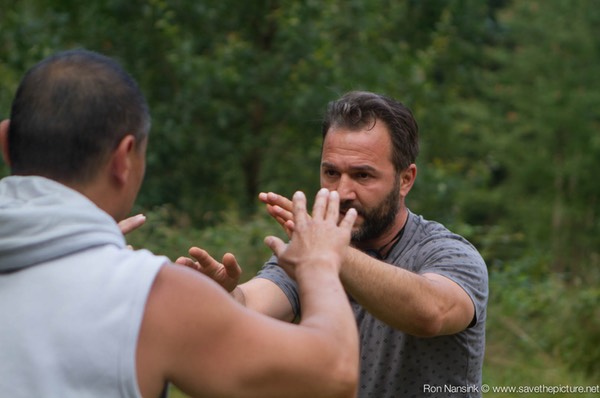 Taikiken Natural Tuning 2016, practicing interactive combat postures in flow-motion