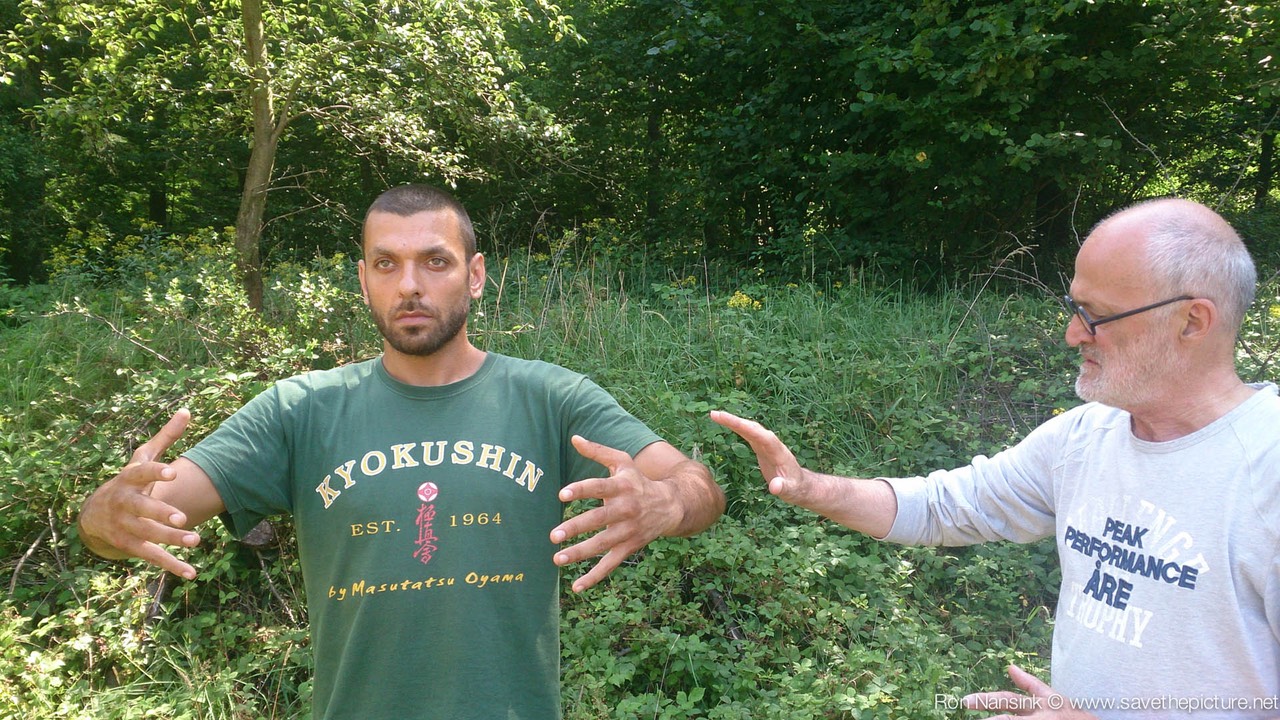 Taikiken Natural Tuning, Antoine checking Coach Omid's Ritsuzen