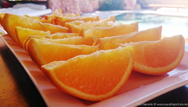 TheFeel foodies by Nadja Kotrchova slices of oranges at breakfast