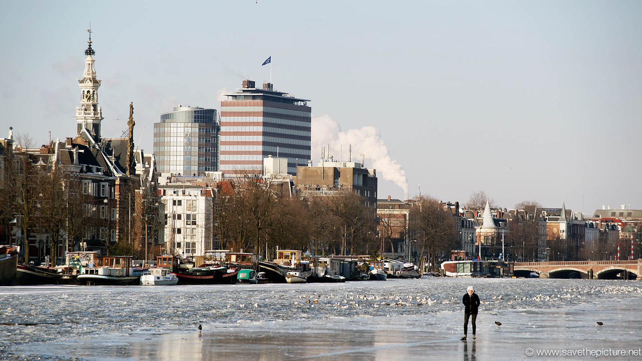 View at the Amstel river